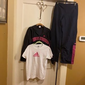 Adidas vintage track suit